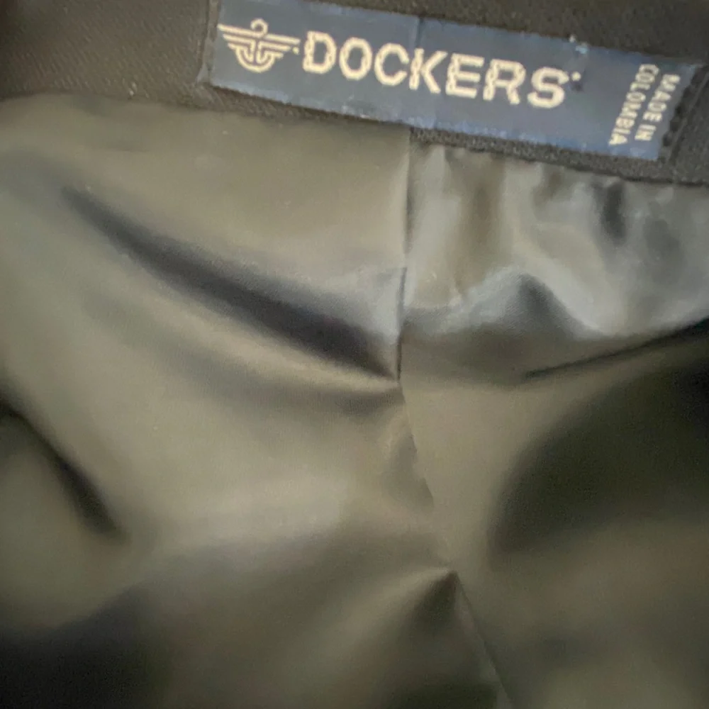 Dockers Mens Navy Blue Wool Blend Blazer Sport Coat size 44R